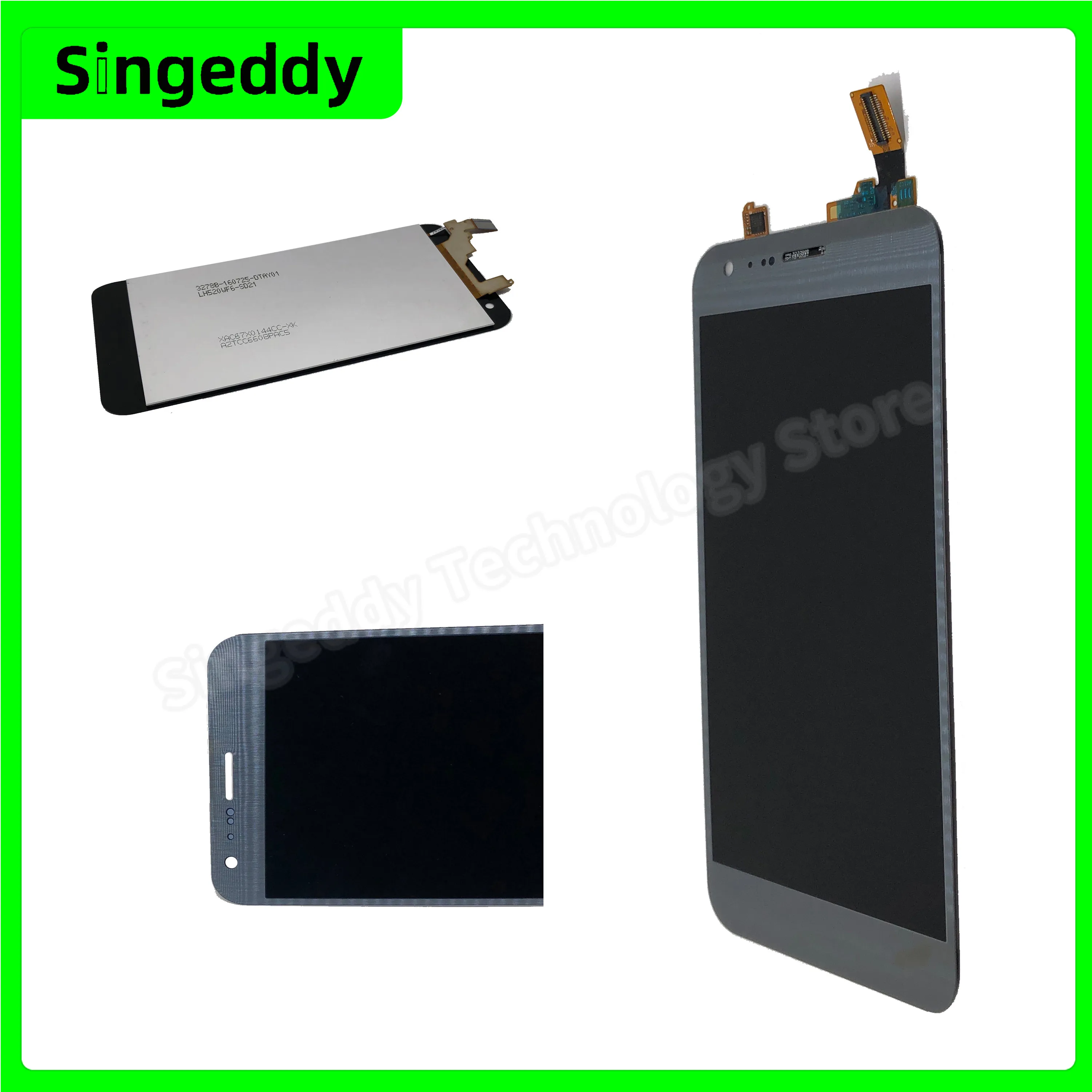 Сенсорный ЖК экран в сборе для LG X CAM K580DS K580I K580Y K580 XCAM 2560*1440 TFT 5 7 '' черный|Экраны