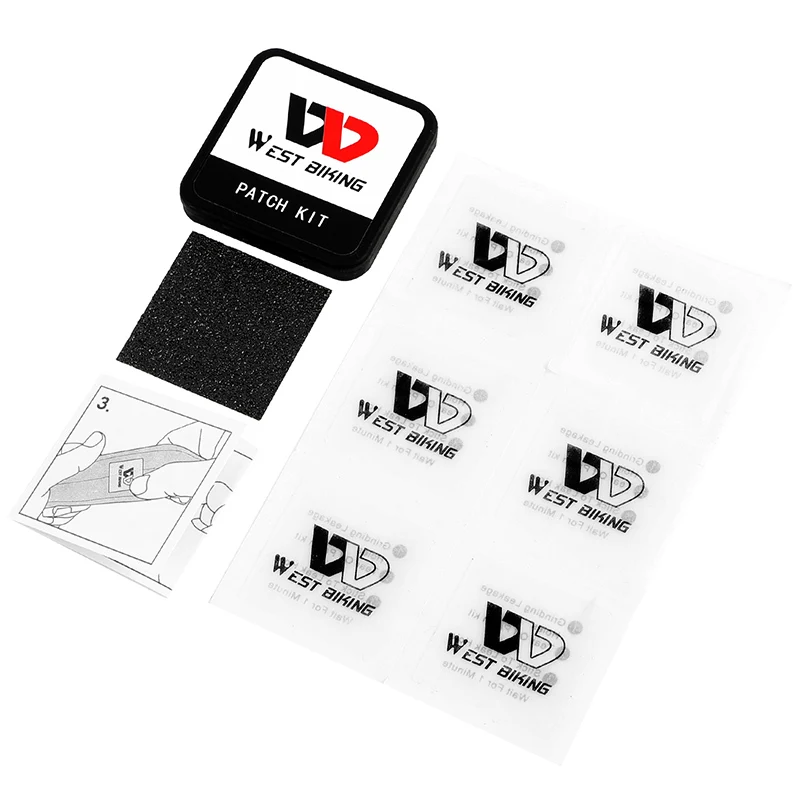 WEST BIKING велосипедная внутренняя шина Patches 6 шт./компл. Быстросохнущий без клея