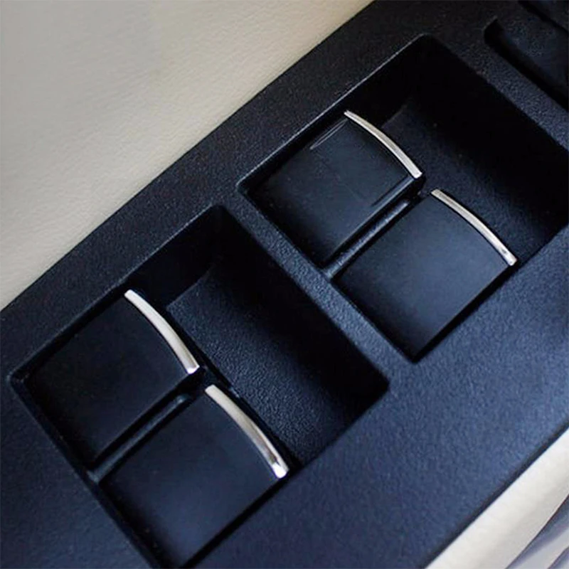 SPEEDWOW Кнопка подъема окна двери блесток хромированный Переключатель отделка