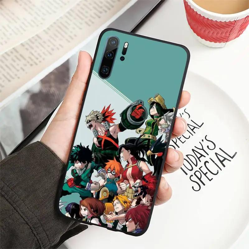 

Anime My hero academia Phone Case For Huawei honor Mate P 10 20 30 40 i 9 8 pro x Lite smart 2019 nova 5t