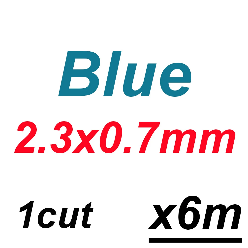 6m x2.3mm in blue Victorsense 6/9/20/100 м рыболовные канаты 2,1 мм 0,7 мм 2,3 2,5 2,9 мм латексная трубка модели полое латекс эластичный линии Рыболовные снасти - Цвет: 6m x2.3mm in blue