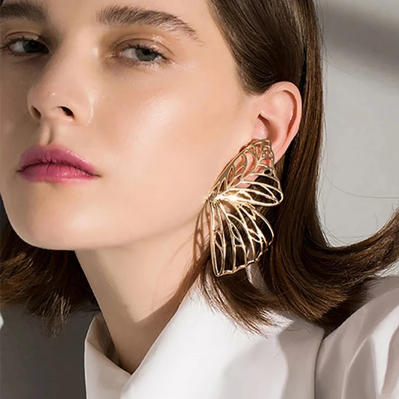 Модный docona бабочки серьги для женщин в богемном стиле с геометрическим узором