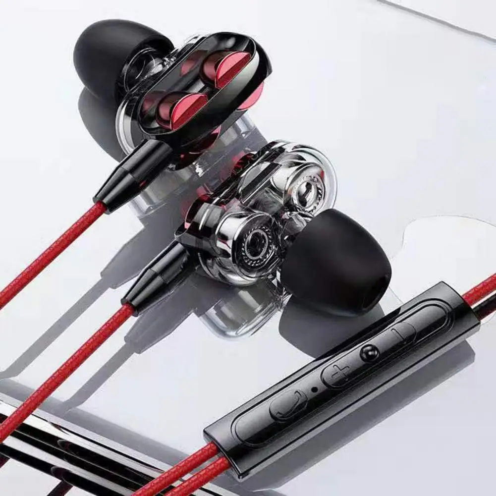 

High Quality Long Service Life Wired Earbud Headset Earphone Compact Wire Control