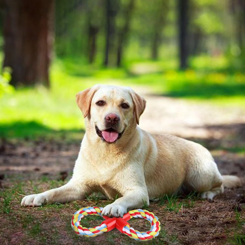 Домашнее животное собака веревка для жевания игрушка домашней собаки щенок
