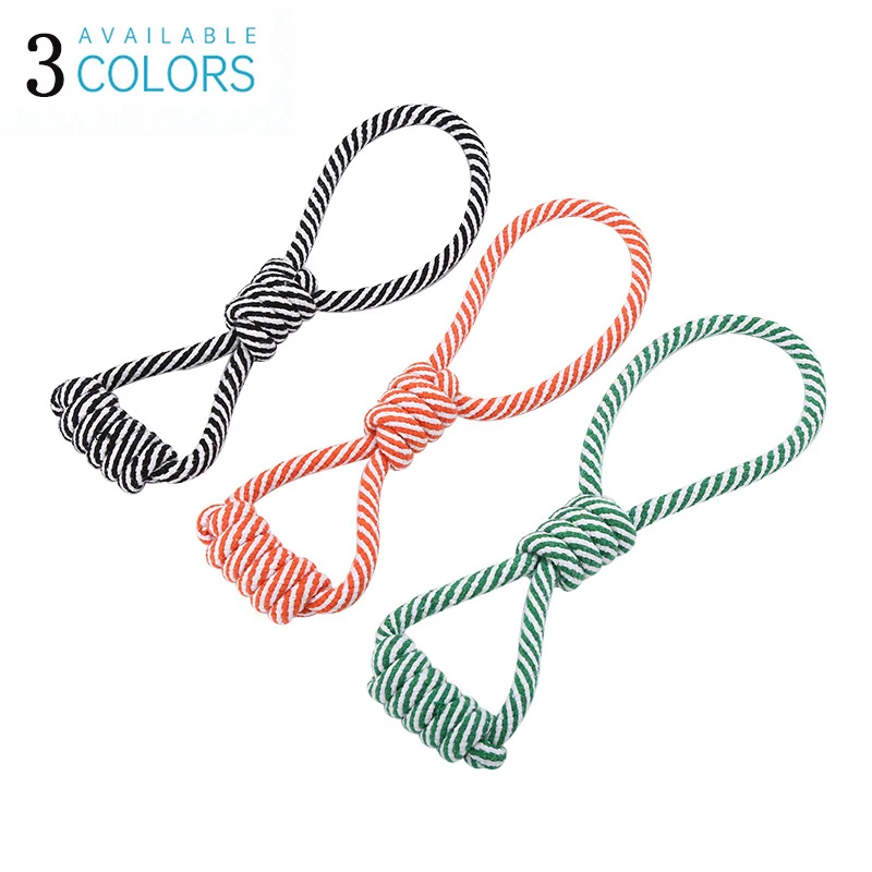 

Pet Cotton Rope Toy Dog Training Knot Soft Durable Molar Toy Small Medium And Large Dog Supplies Juguete Perro