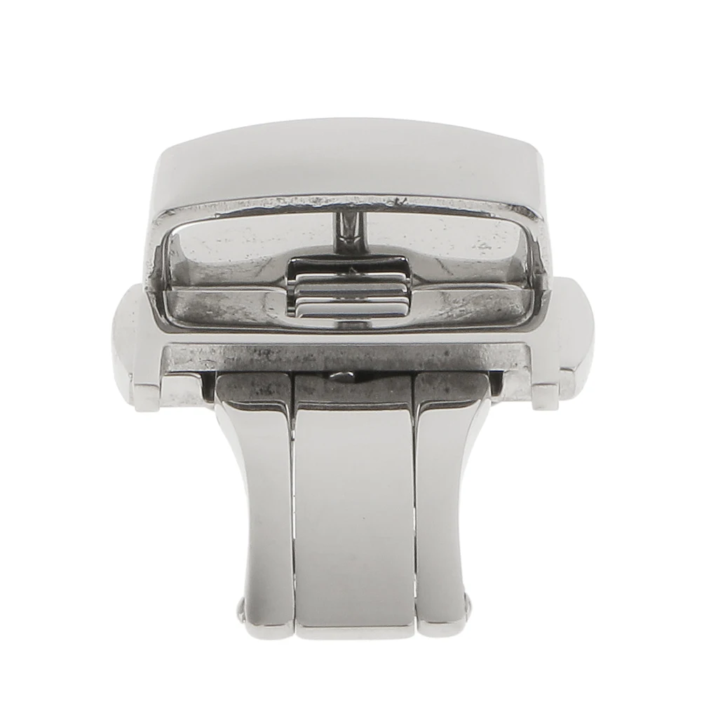 

Stainless Steel Butterfly Clasp Watch Buckle Belt Band Strap Clasp 16/18/20/22mm