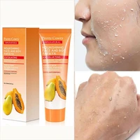 100g papayas essence peeling cleanser natural exfoliating whitening brightening face scrub gel cream