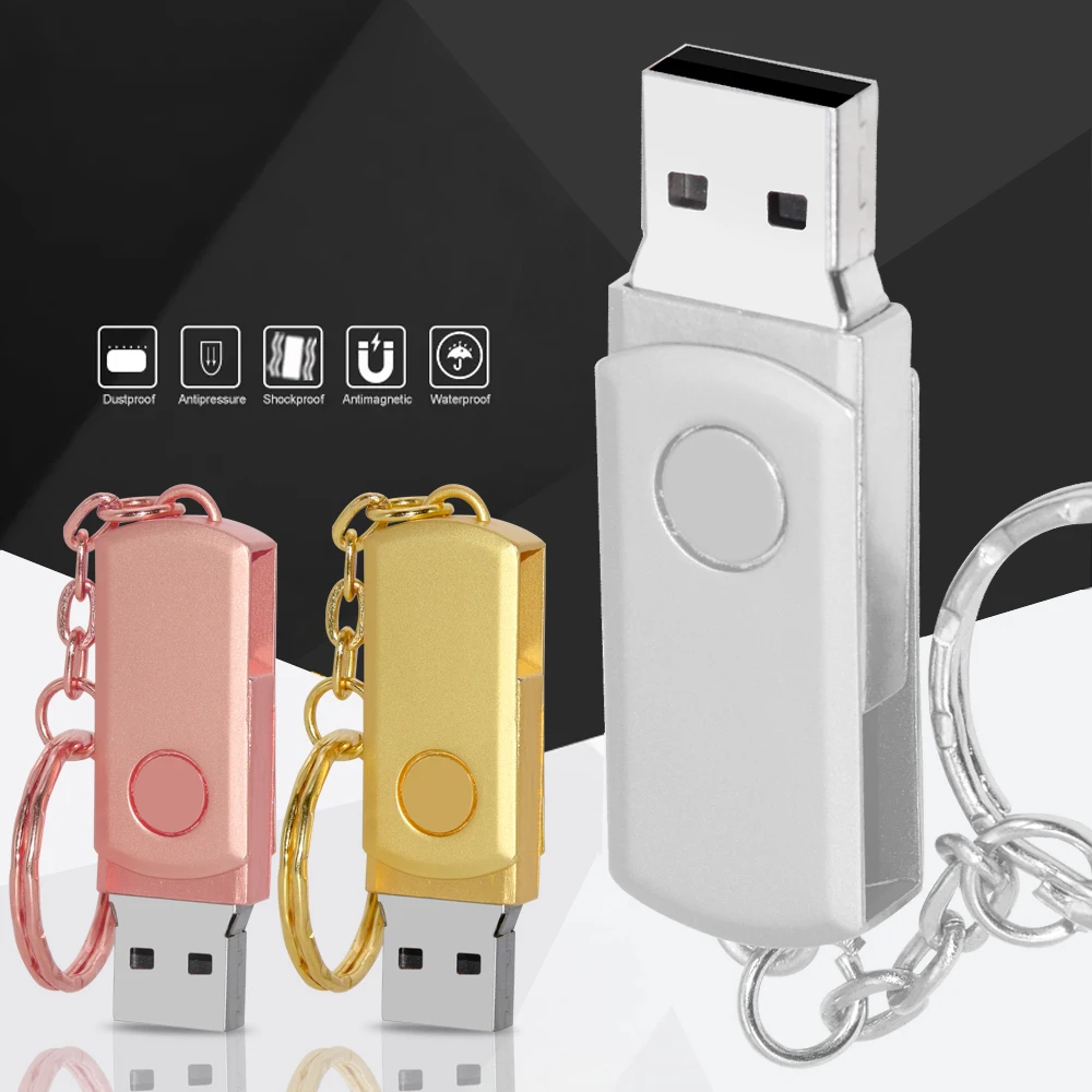 Мини металлический usb флеш-накопитель 128 флэш-накопитель 64 ГБ 32 16 8 4 Гб флэш-диск