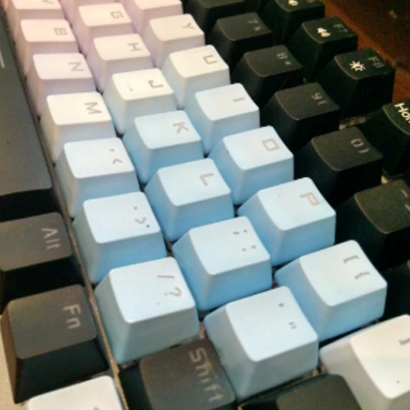 37 ключей PBT Keycaps с подсветкой двойной впрыск цвет Keycap набор для механической