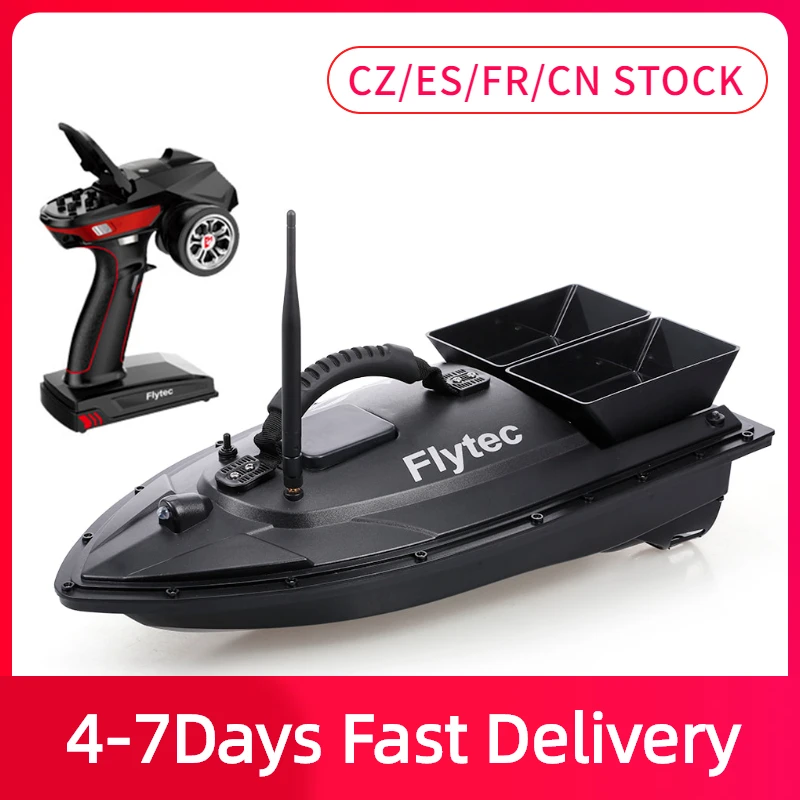 Рыболовная лодка Flytec V500 с дистанционным управлением 50 см 500 м 5 4 км/ч 2 24