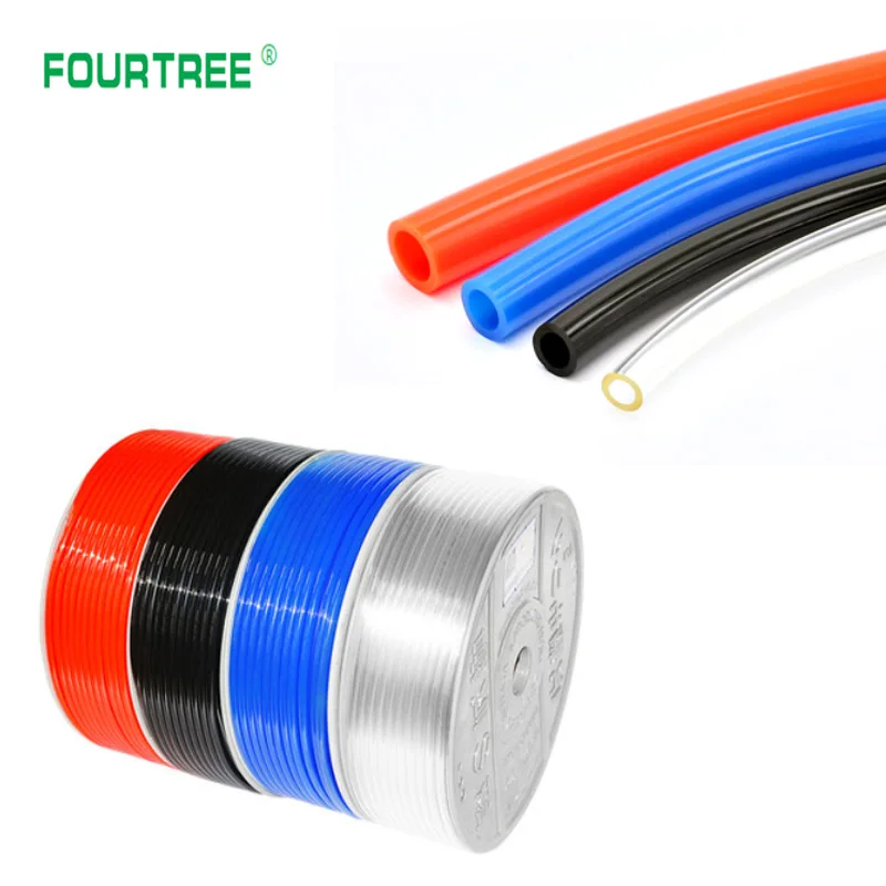 3 метра PU пневматическая труба Воздушный трубопровод компонентные части 4*2 5 мм 6*4