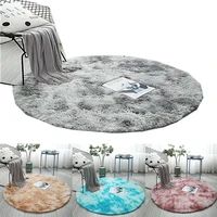 modern fluffy round rug carpets for living room decor faux fur rugs kids room long plush rugs for bedroom shaggy area rug