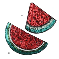 new red watermelon patches for clothing t shirt women diy sequined sequins t shirt womens fashion tops shirt girl patches