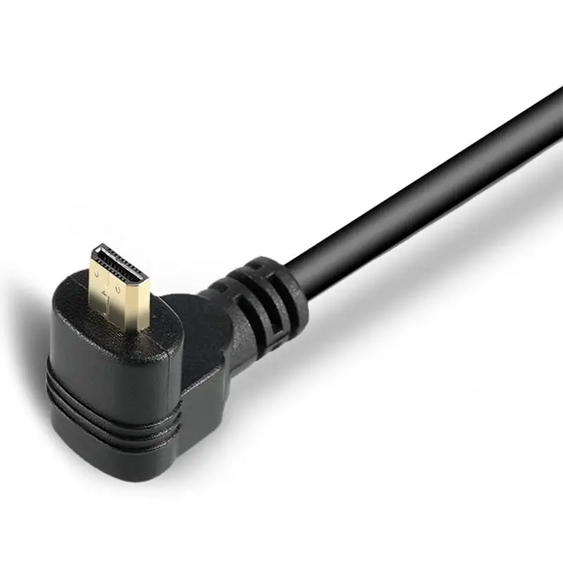 30 см Micro HDMI Прямоугольный штекер (90 градусов) Поддерживает 4k|Кабели VGA| |