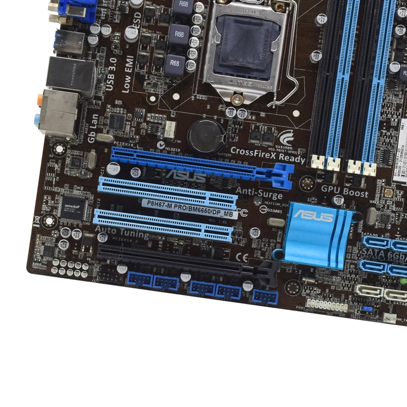 asus p8h67 m probm6650 motherboard lga 1155 ddr3 32gb intel h67 pci e 2 0 usb3 0 atx sata 3 placa mãe for core i3i5i7 cpus free global shipping