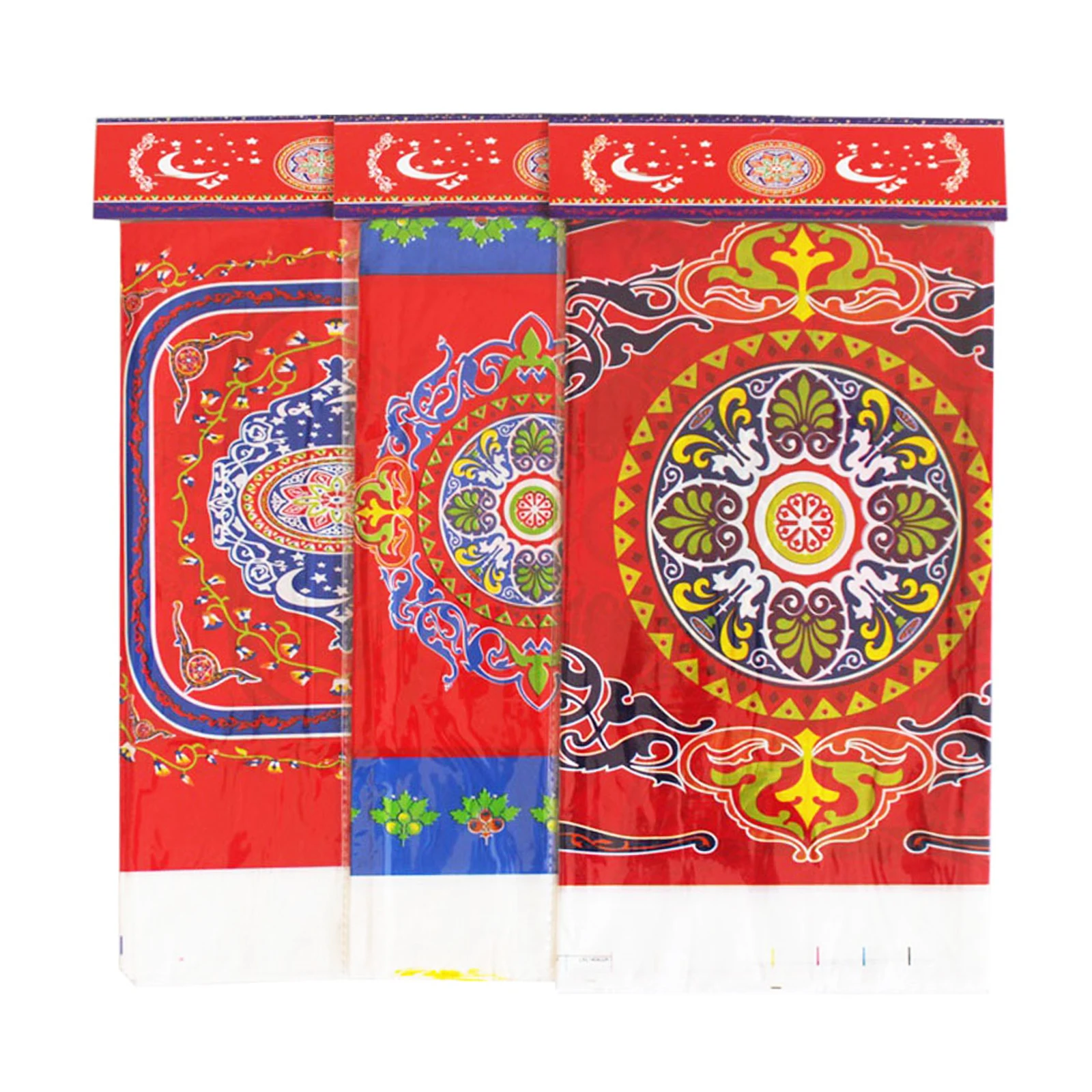 1 шт. PE Рамадан ИД Мубарак Исламская еда скатерть покрытие место на заказ