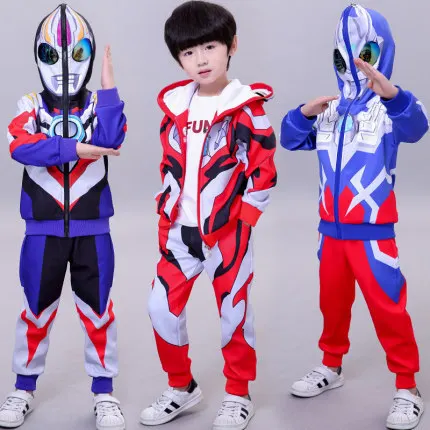 

Japanese anime Ultraman clothes boy spring suit Korean style trendy boy