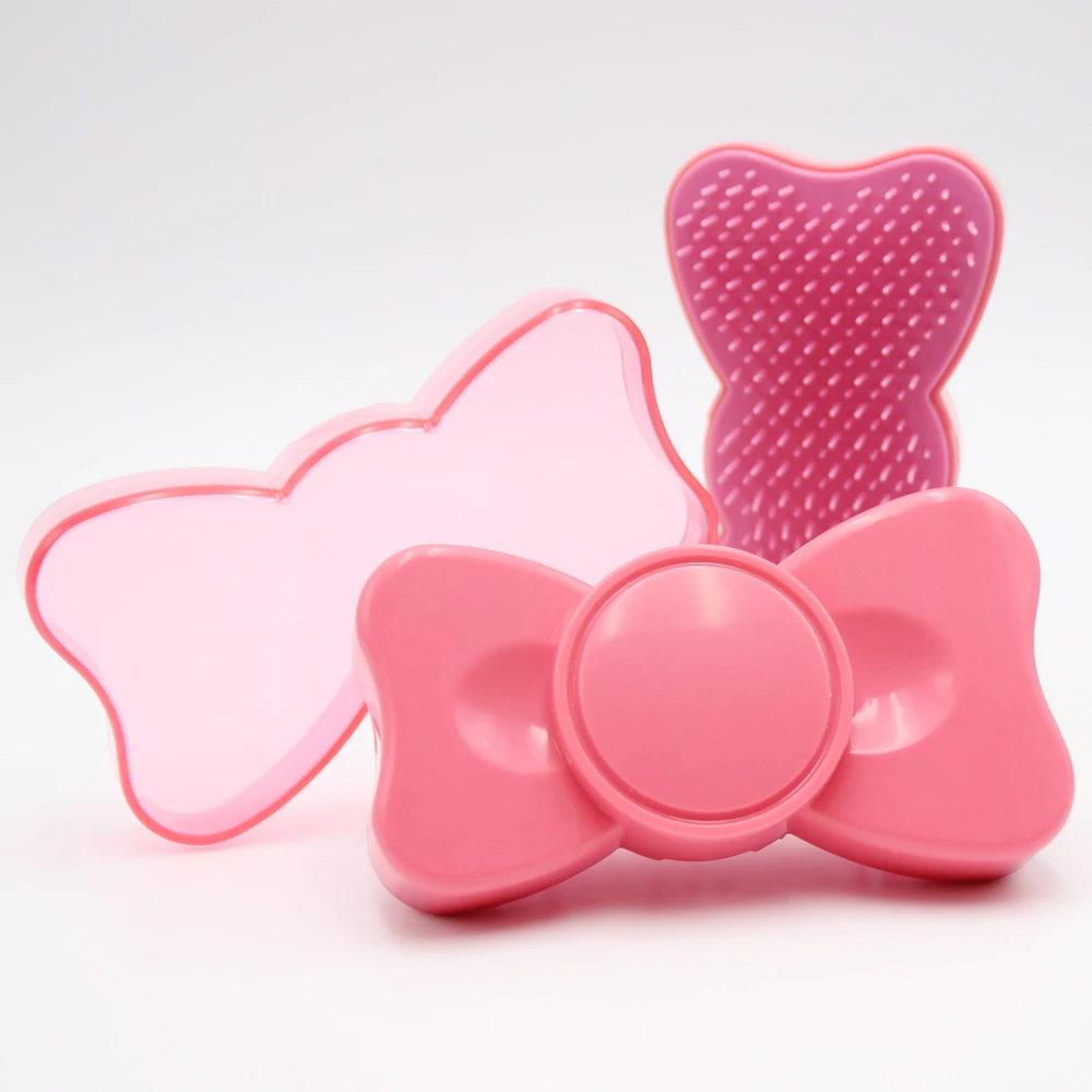 Расческа для волос с мультяшным бантом ухода за волосами Массажная щетка