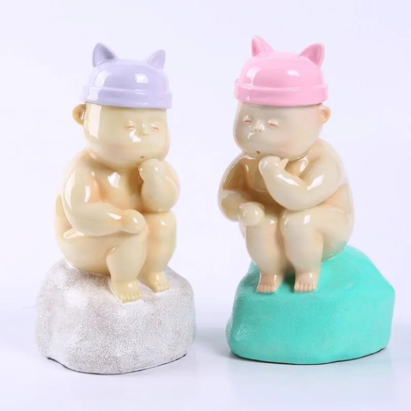 Тупый человек милое украшение для спальни разнообразное домашнее мягкое