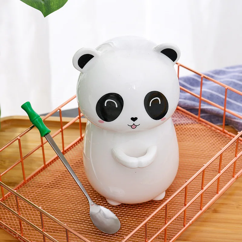 Мультяшная панда керамическая кофейная кружка офисные креативные чашки и кружки