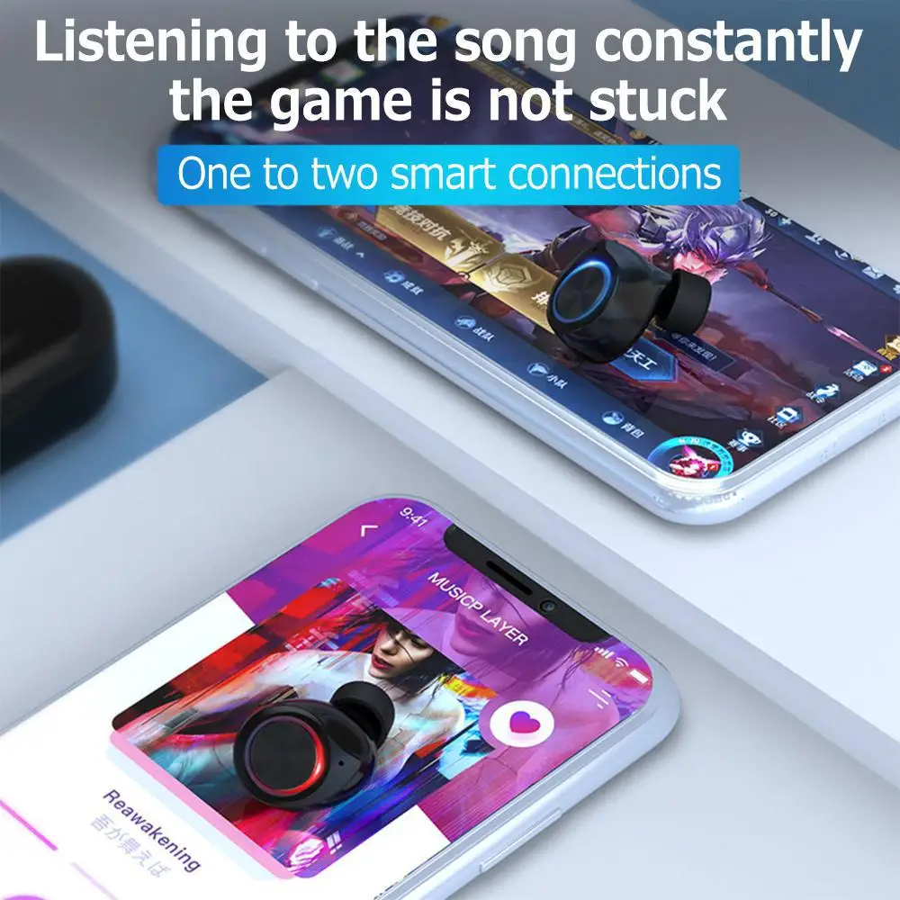 EastVita TW60 TWS Bluetooth наушники 3D стерео беспроводной наушник Встроенный микрофон HiFi
