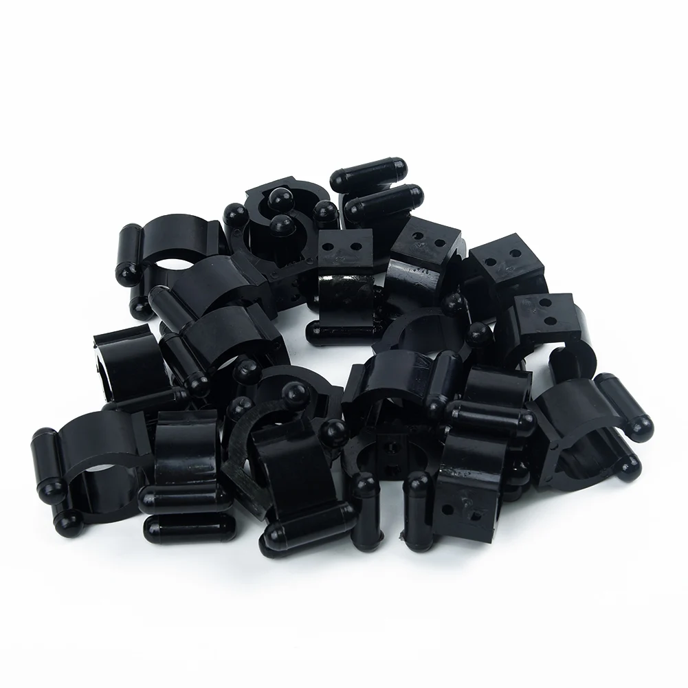 

20Pcs/Set Plastic Club Clip Fishing Rod Pole Storage Rack Tip Clamps Holder Clips Pool Cues Exhibition Clip Fishing Tackle