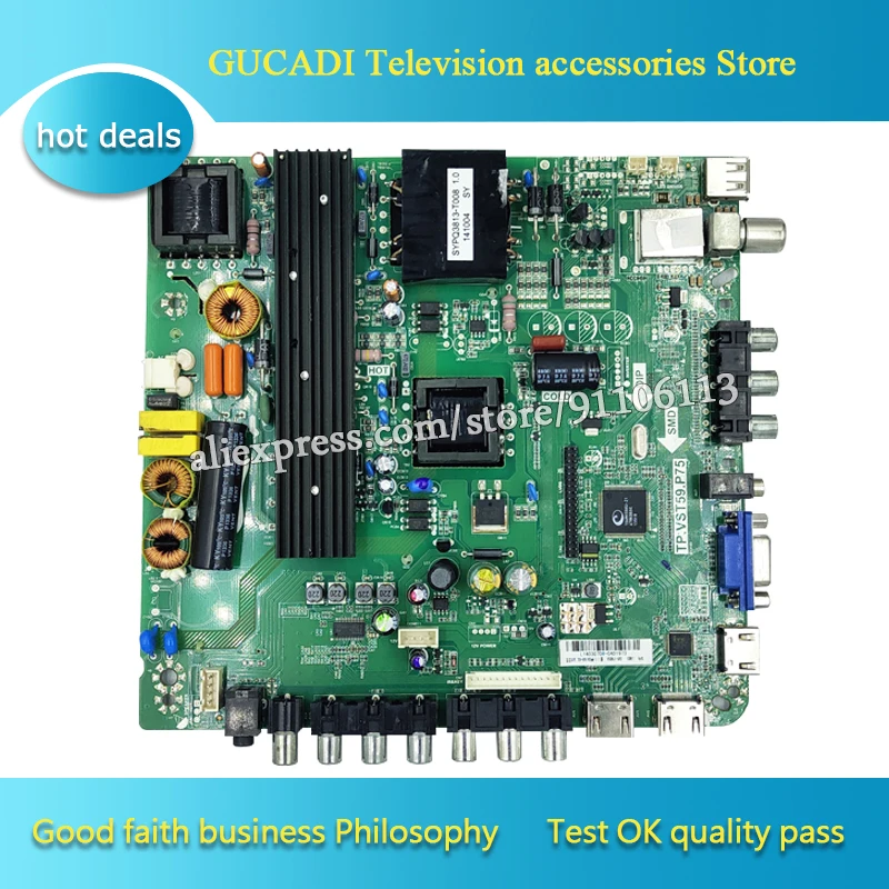 Материнская плата со светодиодный ным ЖК дисплеем для TP.VST59.P75 46 60 дюймов хорошо