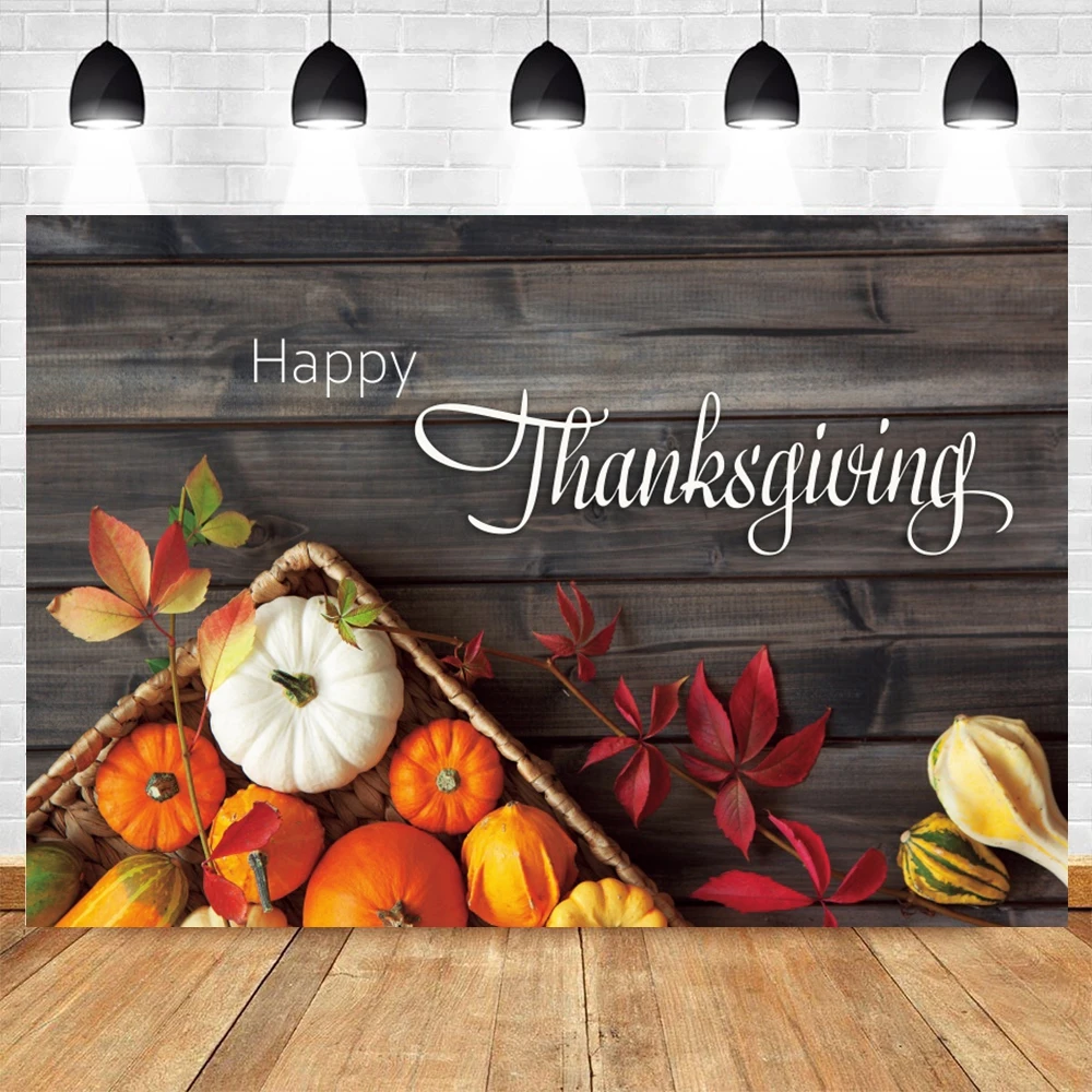 

Yeele Thanksgiving Backdrop Photography Basket Maple Leaf Pumpkin Board Background Baby Photographic Photo Studio Photophone