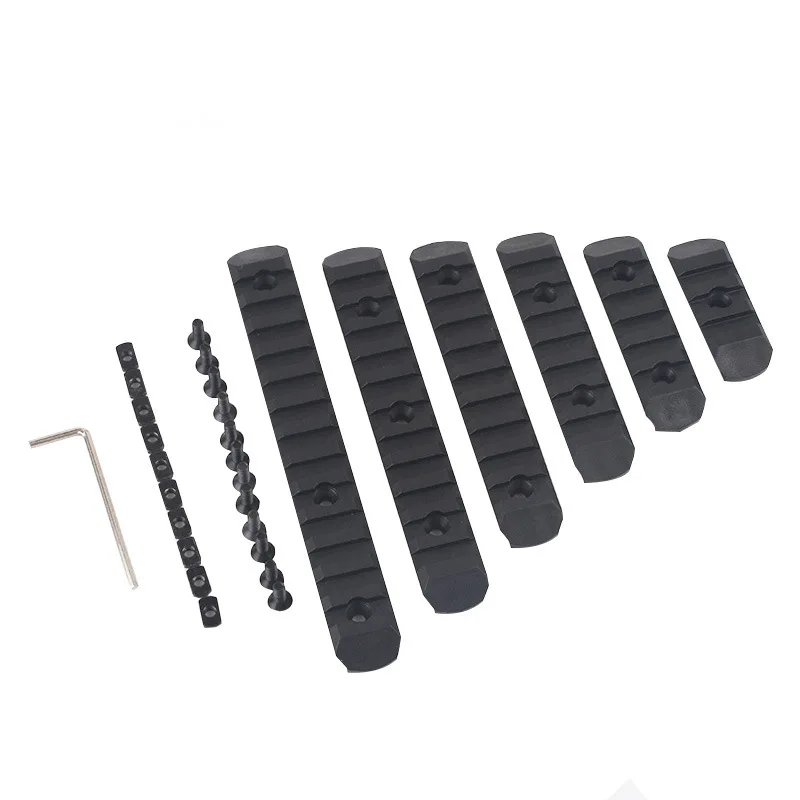 

Tactical M-LOK Universal Keymod System Nylon version Handguard 6PCS Pack