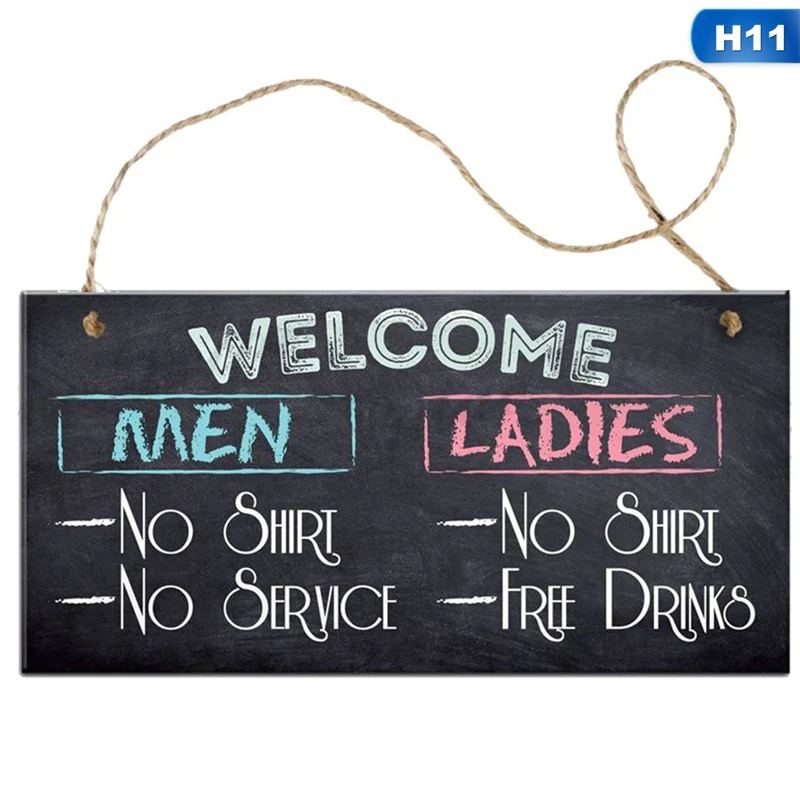 Винтажные модные кафе бар Паб Настенный декор простые деревянные знаки домашний