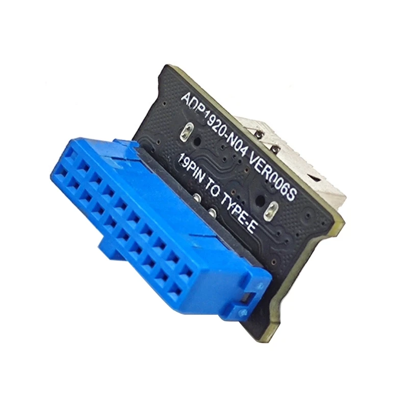 

USB 3.1 Front Panel Socket Type-E to USB 3.0 20Pin Header Male Extension Adapter Computer Motherboard USB Header Adapter