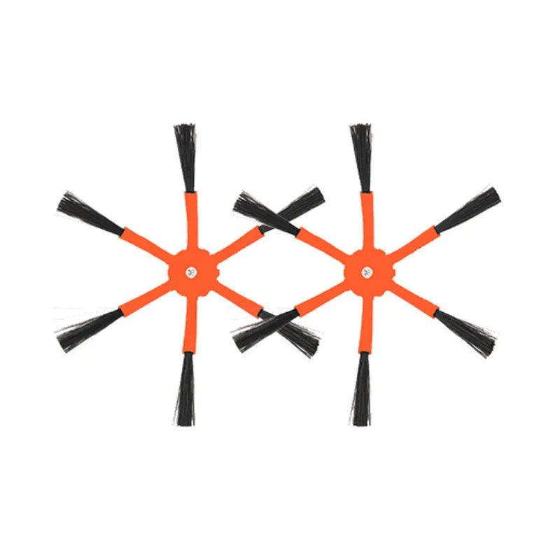 

6Pcs Side Brush Replacement for Xiaomi Roborock Sweeper Accessory Kit, Orange