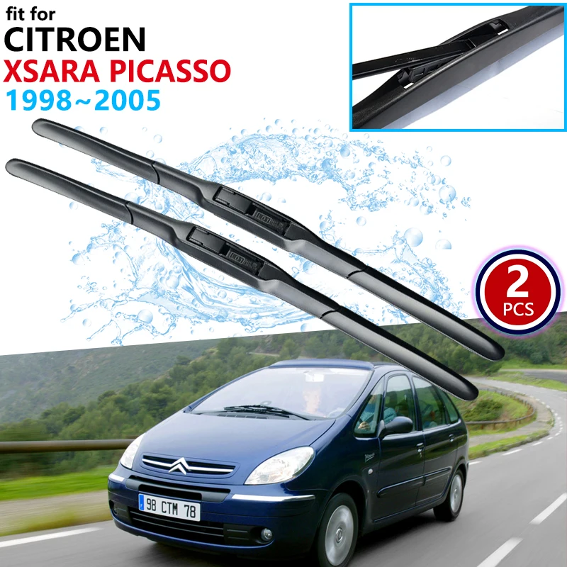 

Автомобильная щетка стеклоочистителя для автомобиля Citroen Xsara Picasso 1998 ~ 2005 переднего лобового стекла стеклоочистители (не штифт со стороны) 2004...