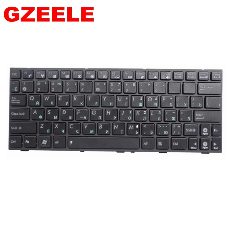 RU черный ноутбук клавиатура для ASUS EPC 1005 1005HD 1005HA 1001 1008 русский с рамкой