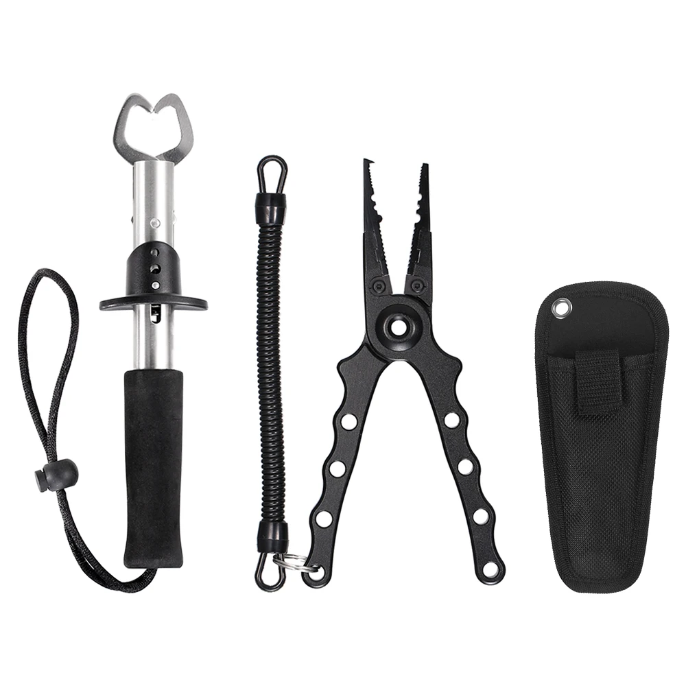 Портативные рыболовные плоскогубцы из алюминиевого сплава рыболовная ручка