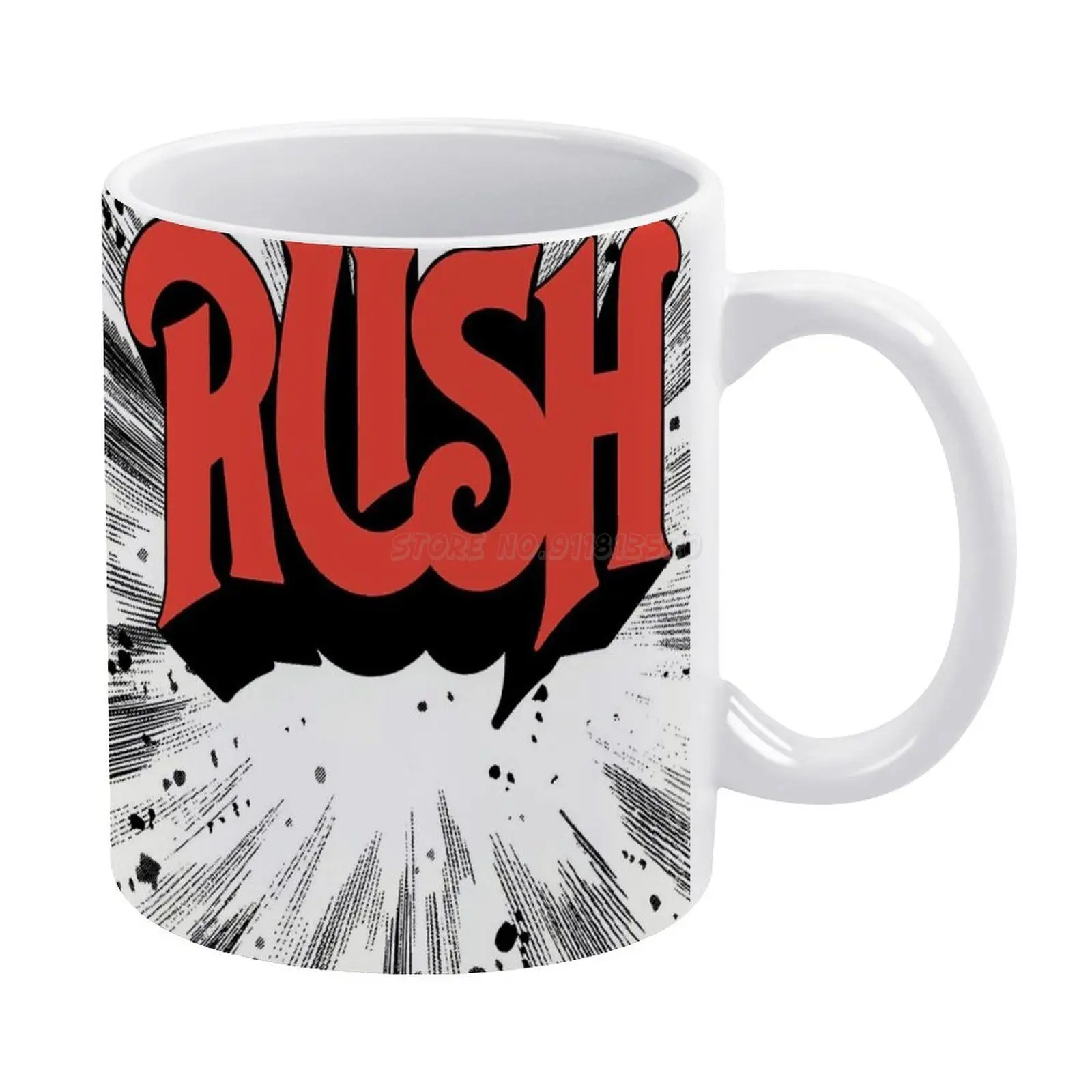 Кружка Керамическая с черными камнями и длинным рукавом 11 унций | Дом сад