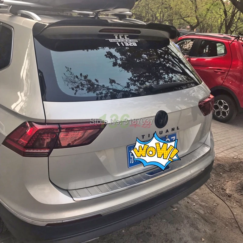 Для Volkswagen VW Tiguan L спойлер 2017 Новый автомобильный задний из углеродного волокна на