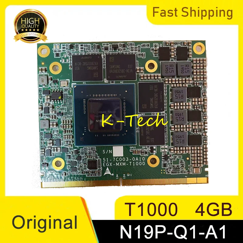 Original T1000 4GB N19P-Q1-A1 VGA Video Graphics Card Fast Shipping | Компьютеры и офис