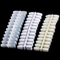 shell shape display color palette nail tip color card natural color transparent color no 10 white piece fake nail