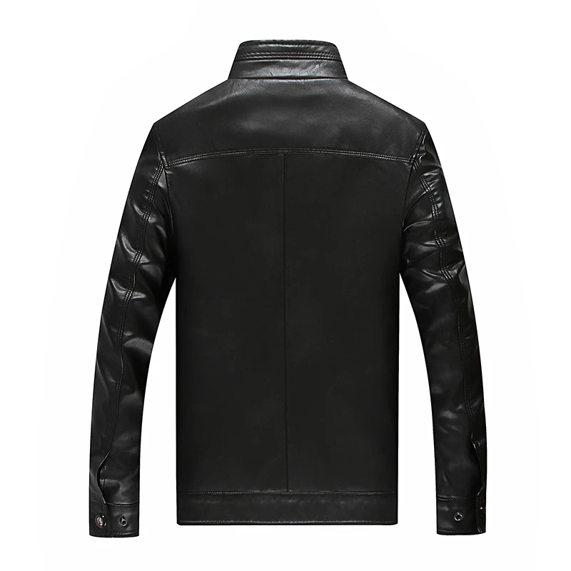 Кожаная мужская куртка размера плюс 8XL 6XL 5XL 4XL новая мотоциклетная из