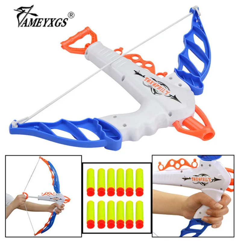 1 комплект для подростков стрельбы из лука арбалета мягкие пули стрелы набор