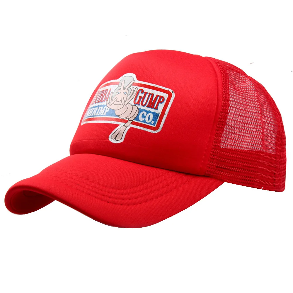 Adjustable Bubba Gump Baseball Cap Shrimp Co. Embroidered Hat Forest Gump Costume Hats Shrimp Hat Cotton Mesh Cap