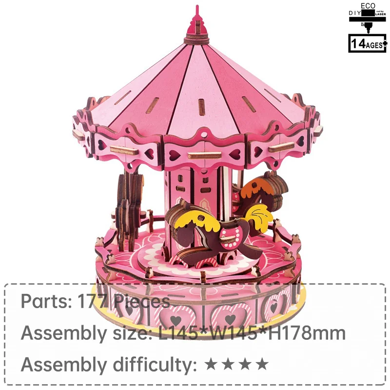 

Веселая круглая интерактивная игрушка для родителей и детей, 3D деревянная головоломка, подарки для детей, строительная головоломка, игрушк...