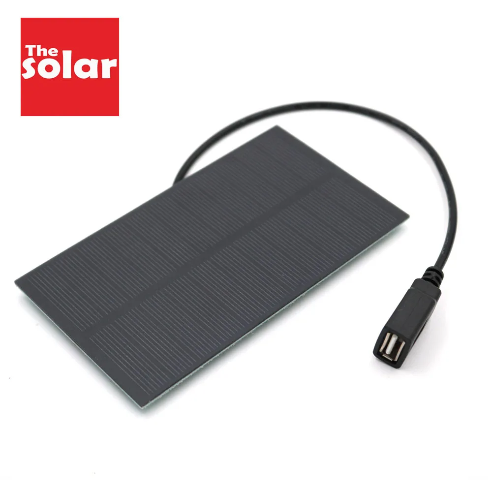 5V 300/400/800mA Выход USB зарядное устройство солнечной Батарея Зарядное 1 5 W типа Свеча) 2