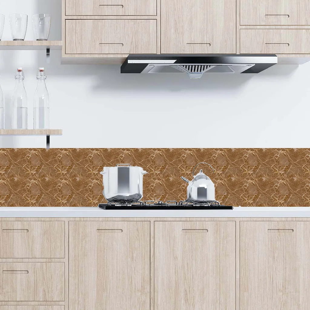 

KAKUDER 6pcs Tile Mosaics Tile Wall Sticker Kitchen Bathroom Removable vinyl Home Decor naklejki na sciane Drop Ship New 20X20CM