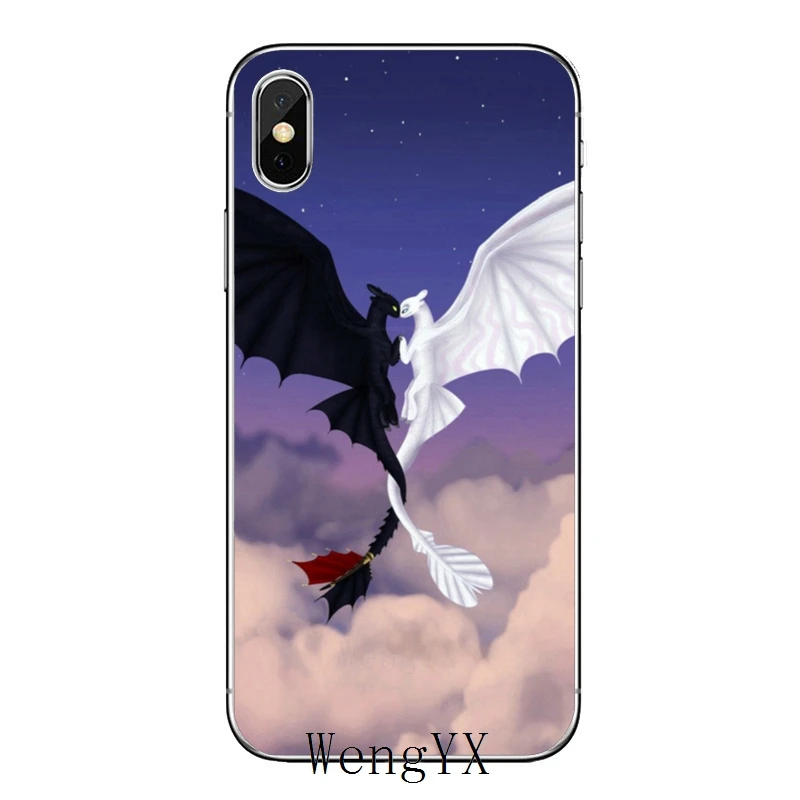 Как приручить дракона 3 Беззубик свет яура для iPhone 11 pro XR X XS Max 8 7 6s plus SE 5s 5c iPod Touch 5 6 Чехол - Цвет: Light-Fury-A-04