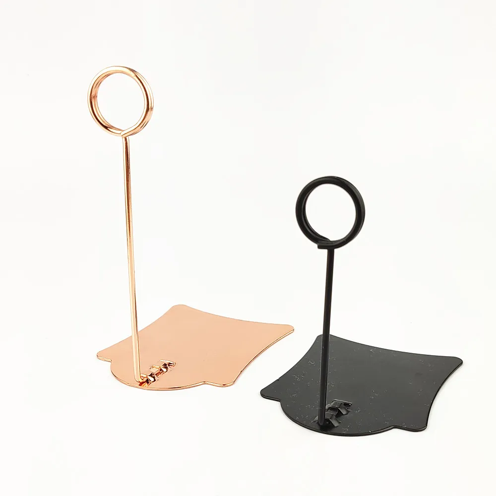 Популярная металлическая цена ярлык для карт дисплей зажимы подставка магазинов