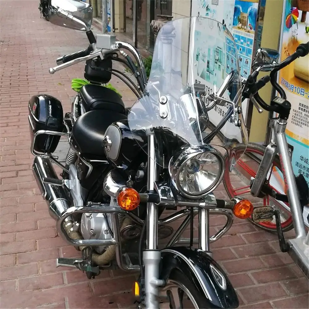 Универсальный лобовое стекло CB1300 XJR1200 YBR250 CB400 GN250 мотоцикла модифицированное |