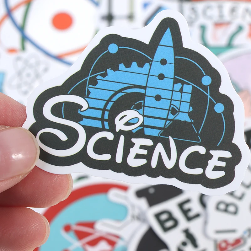 50 шт. Водонепроницаемый научно-химическая лаборатория наклейки для ноутбука