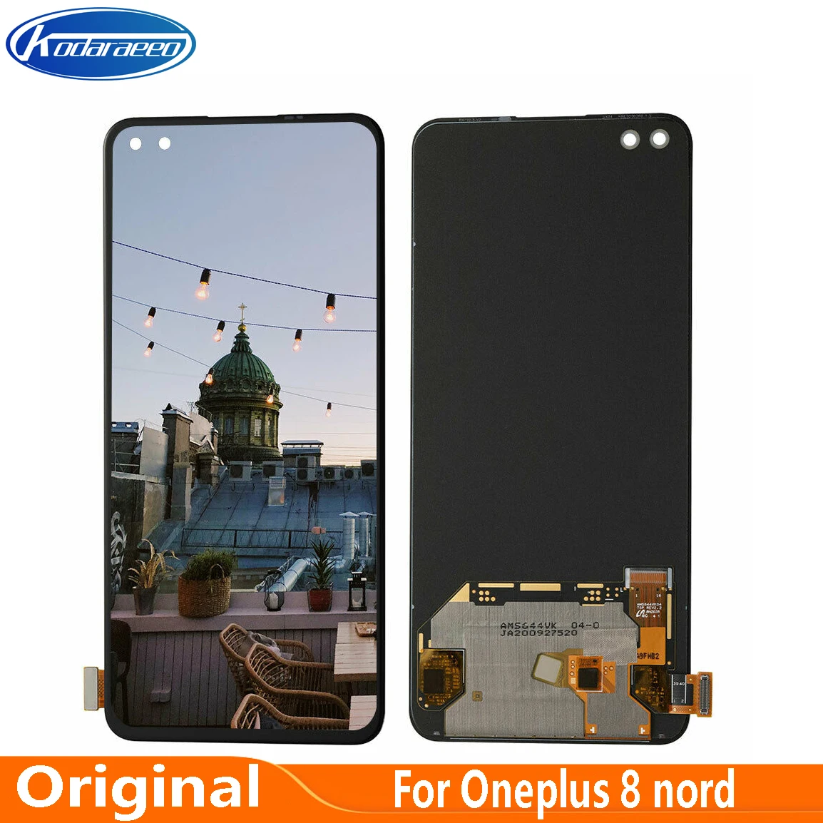 

Original Amoled 6.44" For OnePlus 8 NORD 5G LCD Display Touch Digitizer Screen Replacement Assembly AC2001 AC2003 Panel Repair